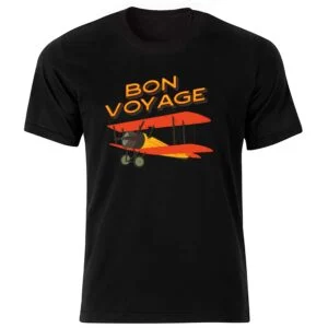 تیشرت طرح کلاسیک هواپیما