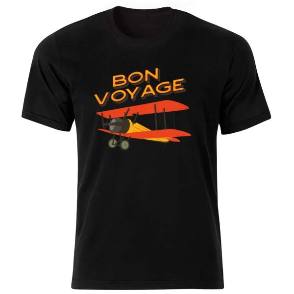 تیشرت طرح کلاسیک هواپیما