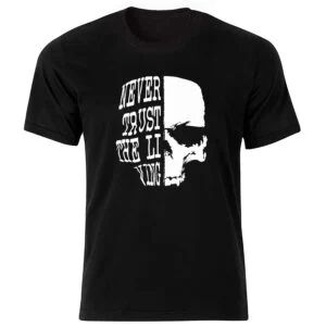 چاپ تیشرت اسکلت و متن