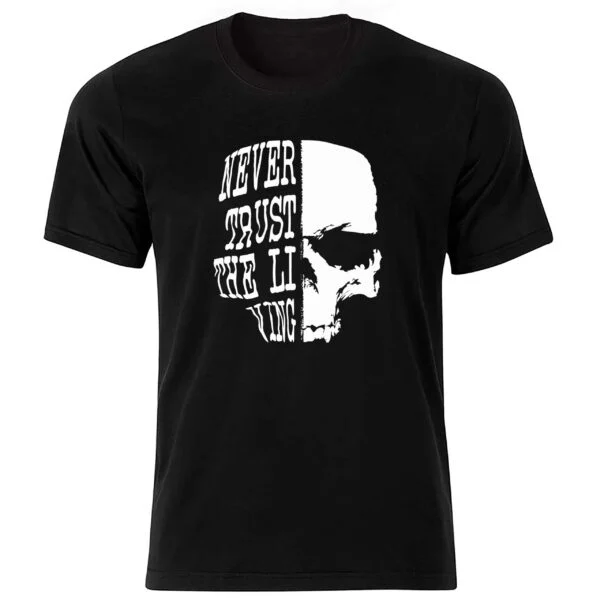 چاپ تیشرت اسکلت و متن