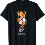 تیشرت نخ پنبه تدی طرح سلفی