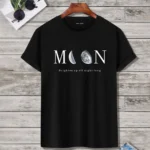 تیشرت طرح ترکیب متن و ماه