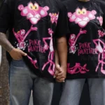 تیشرت پلنگ صورتی زنانه