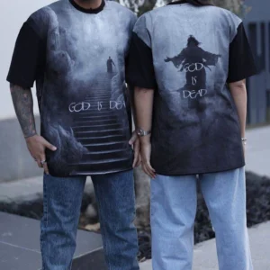 تیشرت طرح god is dead