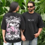 تیشرت نخ 28 دخترانه – طرح خرگوش با متن NCHY