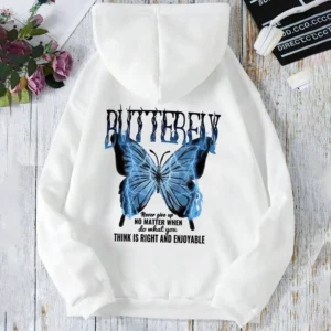 هودی پروانه ای ButterFly Blue