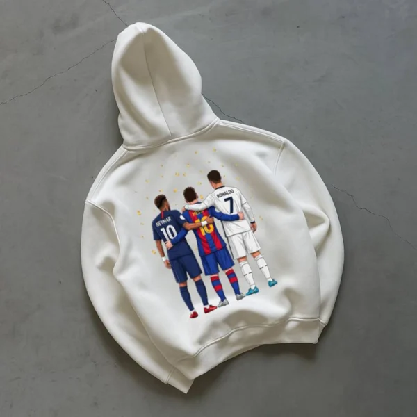 هودی اسطوره‌های فوتبال | مسی، رونالدو و نیمار کنار هم 🔥